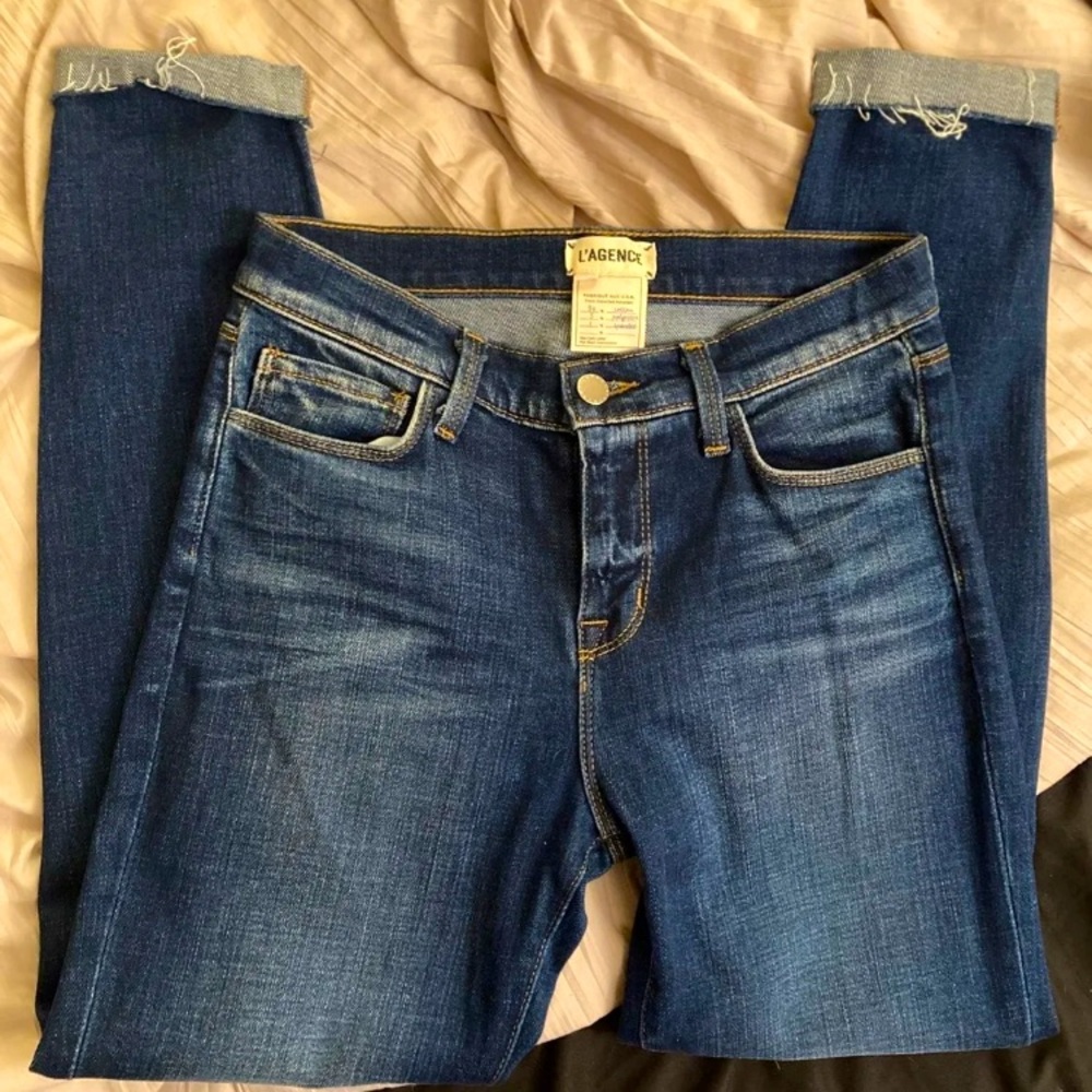L’AGENCE Rachel Slim Fit Jeans Size 24